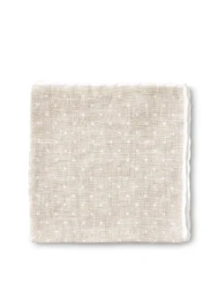 Favourbrook Natural Milford Spot Handkerchief- Pocket Squares