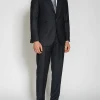 Favourbrook Navy Carlton Hopsack Ebury Jacket- Suits