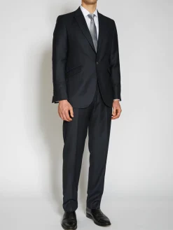 Favourbrook Navy Carlton Hopsack Ebury Jacket- Suits