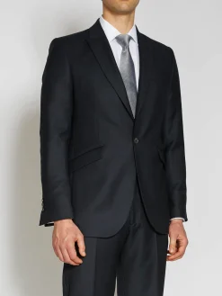 Favourbrook Navy Carlton Hopsack Ebury Jacket- Suits