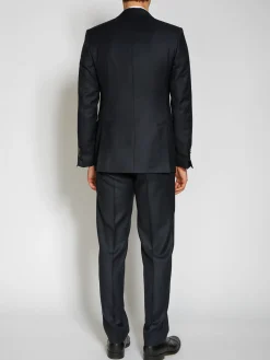 Favourbrook Navy Carlton Hopsack Ebury Jacket- Suits