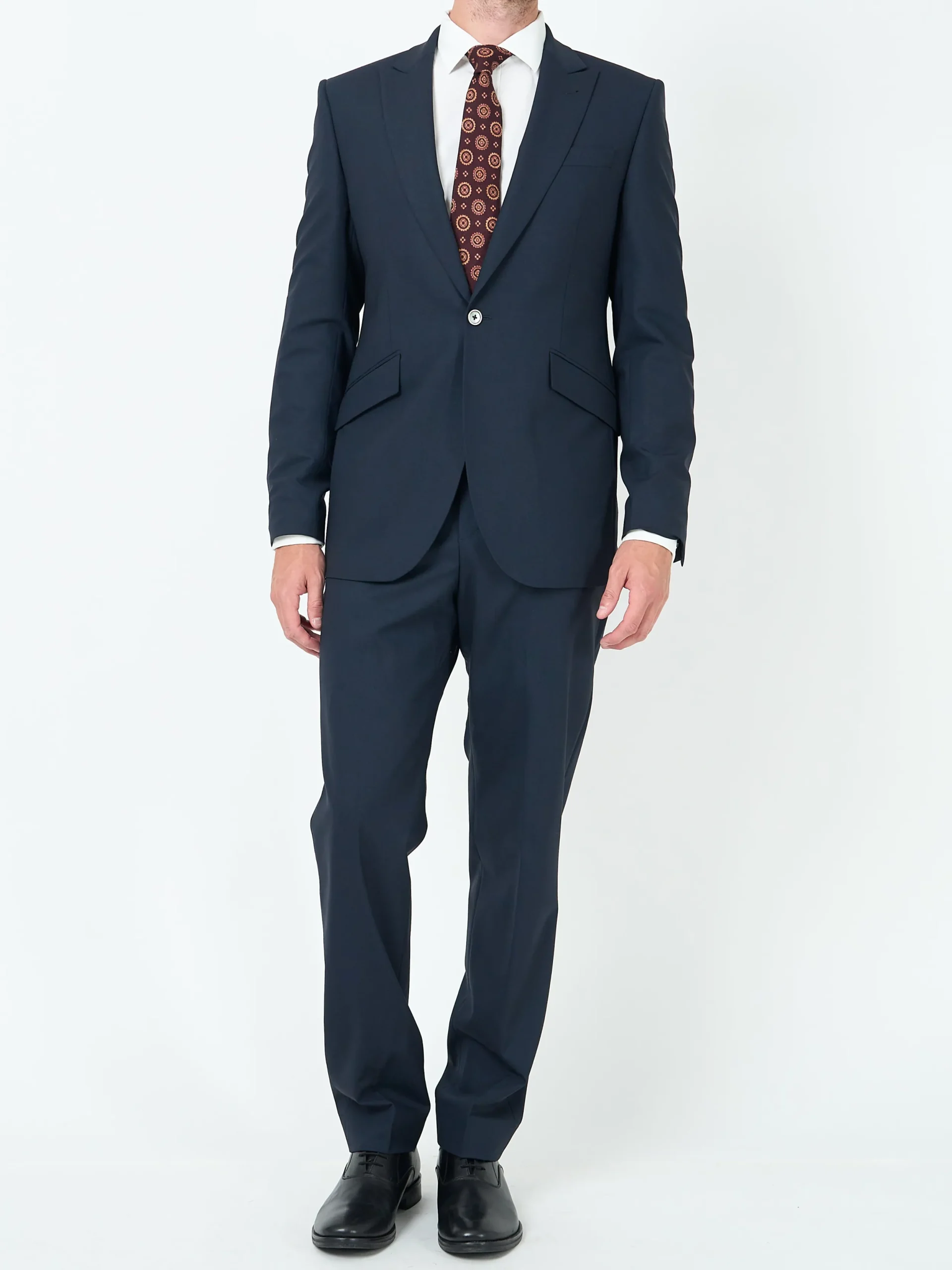 Favourbrook Navy Dalton Wool Newport Jacket- Suits