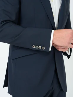 Favourbrook Navy Dalton Wool Newport Jacket- Suits