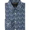 Favourbrook Navy Fern Cotton Oratory Shirt- Shirts