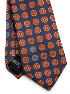Favourbrook Navy Firle Silk Tie- Ties