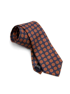 Favourbrook Navy Firle Silk Tie- Ties