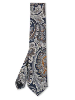 Favourbrook Navy Harman Silk Tie- Ties