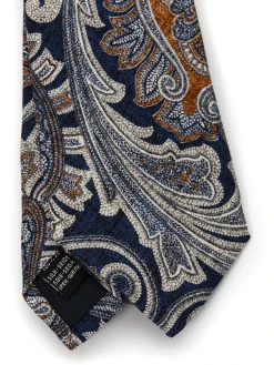 Favourbrook Navy Harman Silk Tie- Ties