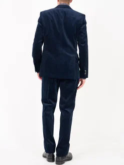 Favourbrook Navy Hatfield Cord Newport Jacket- Suits