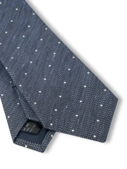 Favourbrook Navy Ledbury Linen Tie- Ties