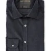 Favourbrook Navy Mersey Cord Burlington Shirt- Shirts