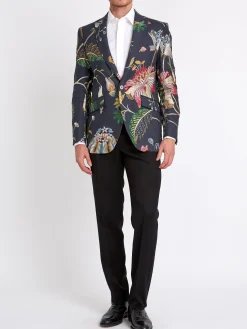 Favourbrook Navy Petersham Newport Jacket- Dinner Jackets
