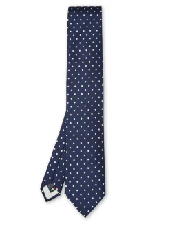 Favourbrook Navy Pickwick Silk Tie- Ties