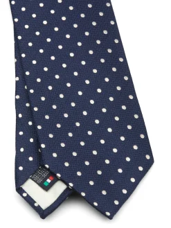 Favourbrook Navy Pickwick Silk Tie- Ties
