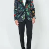 Favourbrook Navy Regency Velvet Newport Jacket- Velvet Jackets | Dinner Jackets