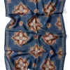 Favourbrook Navy Sherbourne Wool Scarf- Scarves & Cravats