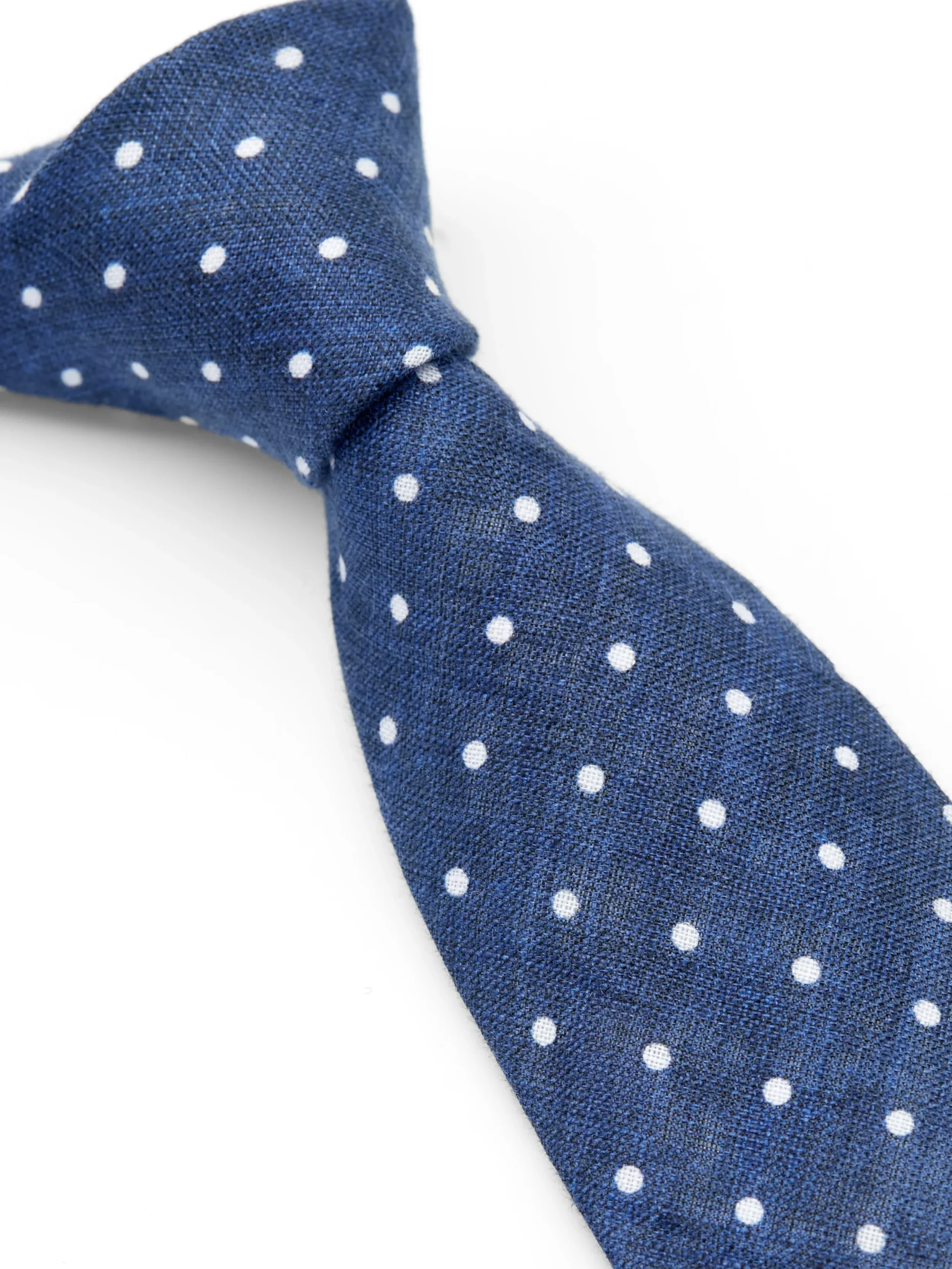 Favourbrook Navy Spot Milford Tie- Ties