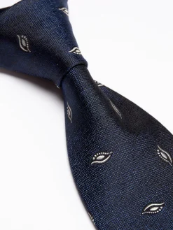 Favourbrook Navy Studland Silk Tie- Ties