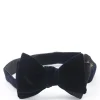 Favourbrook Navy Velvet Bow Tie- Bow Ties