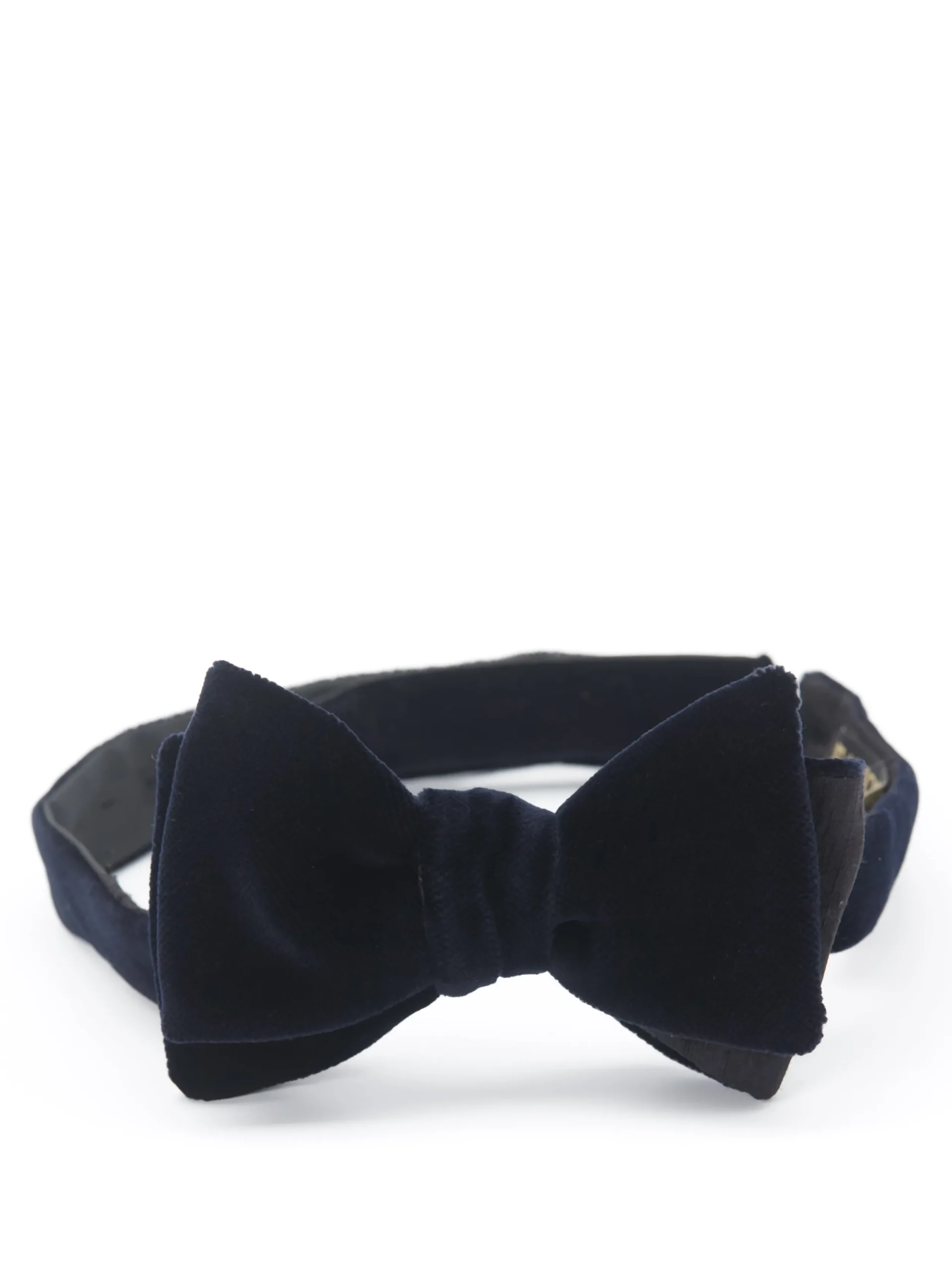 Favourbrook Navy Velvet Bow Tie- Bow Ties
