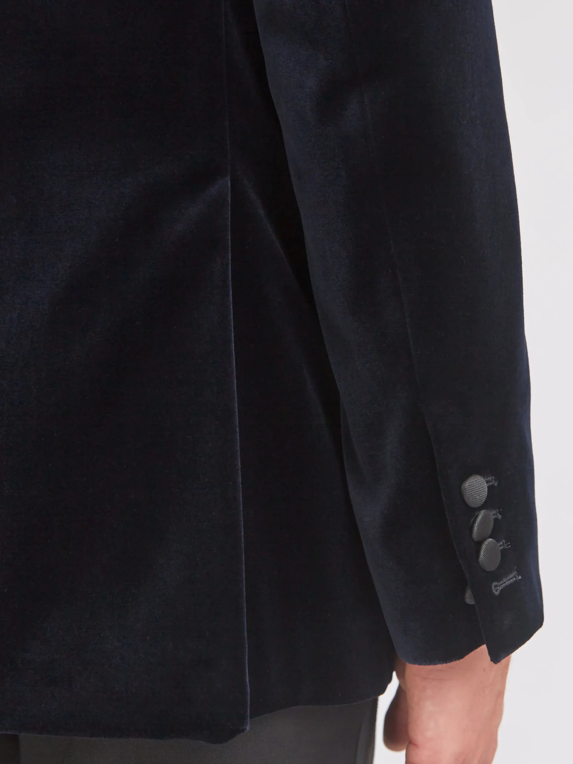 Favourbrook Navy Velvet Shawl Lapel Dinner Jacket- Occasionwear | Velvet Jackets