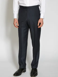 Favourbrook Navy Wellington Dress Trousers- Trousers