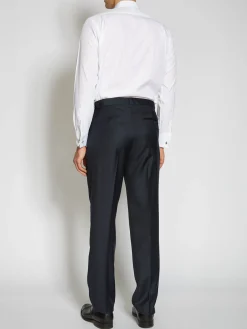 Favourbrook Navy Wellington Dress Trousers- Trousers