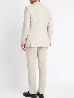 Favourbrook Oatmeal Allercombe Linen Ebury Jacket- Suits