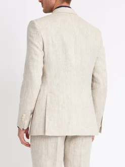 Favourbrook Oatmeal Allercombe Linen Ebury Jacket- Suits