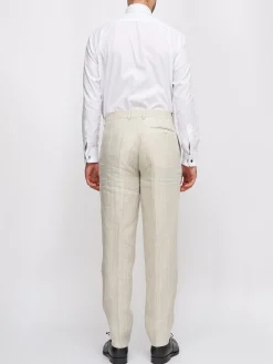 Favourbrook Oatmeal Dawlish Windsor Trouser- Trousers | Suits