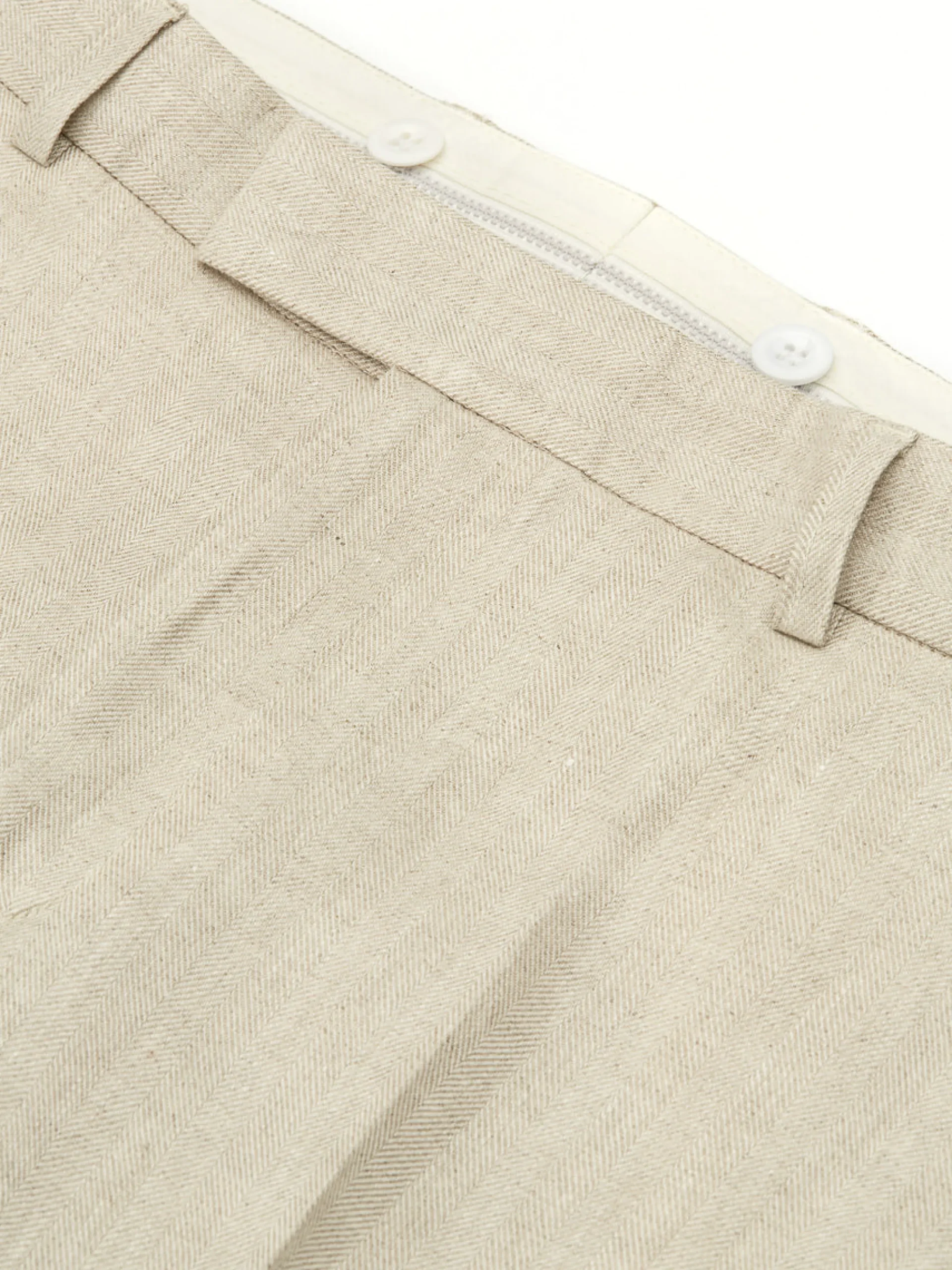Favourbrook Oatmeal Dawlish Windsor Trouser- Trousers | Suits