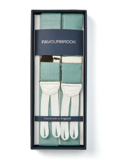 Favourbrook Ocean Douppion Silk Braces- Braces