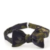Favourbrook Olive Bourgainville Silk Bow Tie- Bow Ties