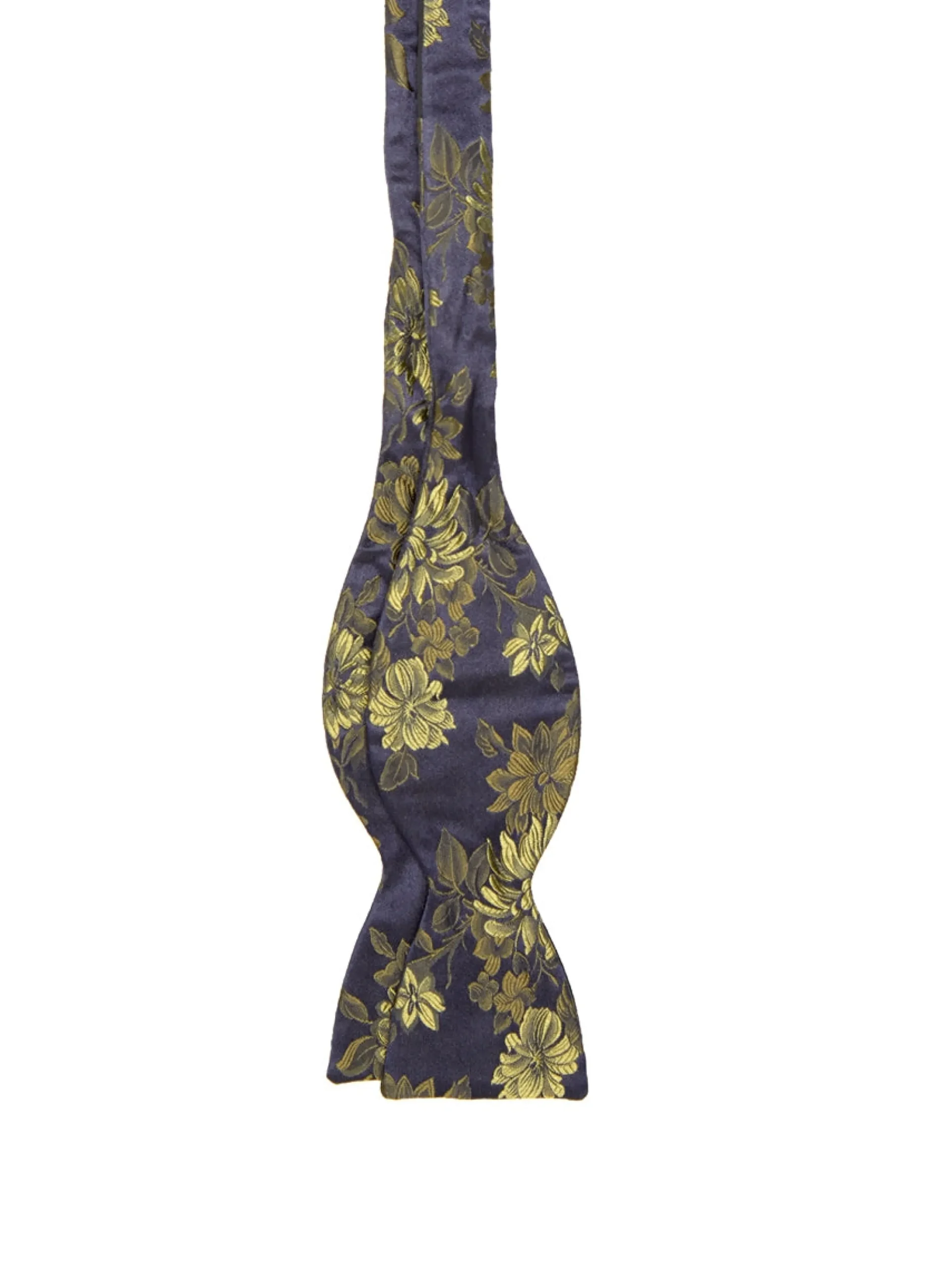 Favourbrook Olive Bourgainville Silk Bow Tie- Bow Ties