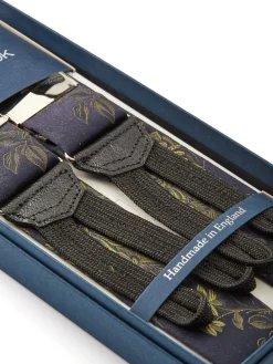 Favourbrook Olive Bourgainville Silk Braces- Braces