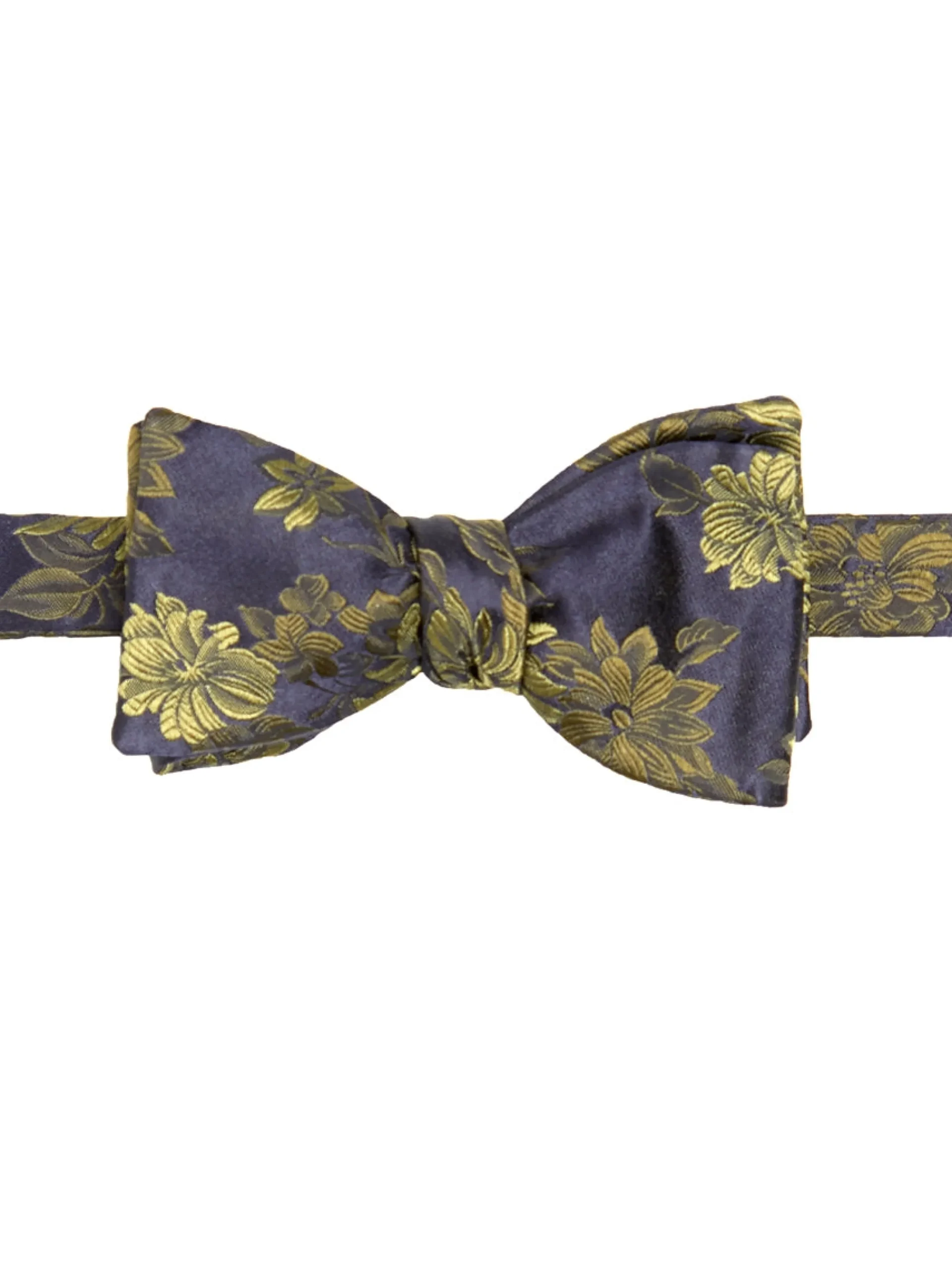 Favourbrook Olive Bourgainville Silk Bow Tie- Bow Ties