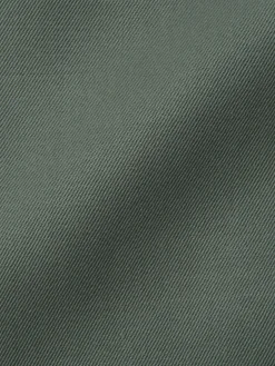 Favourbrook Olive Gabardine Wool Double Breasted 8 Button Shawl Lapel Waistcoat- Groomswear | Waistcoats