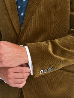 Favourbrook Olive Hatfield Cord Newport Jacket- Suits