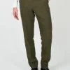 Favourbrook Olive Hembridge Linen Dress Trouser- Wedding Attire | Trousers