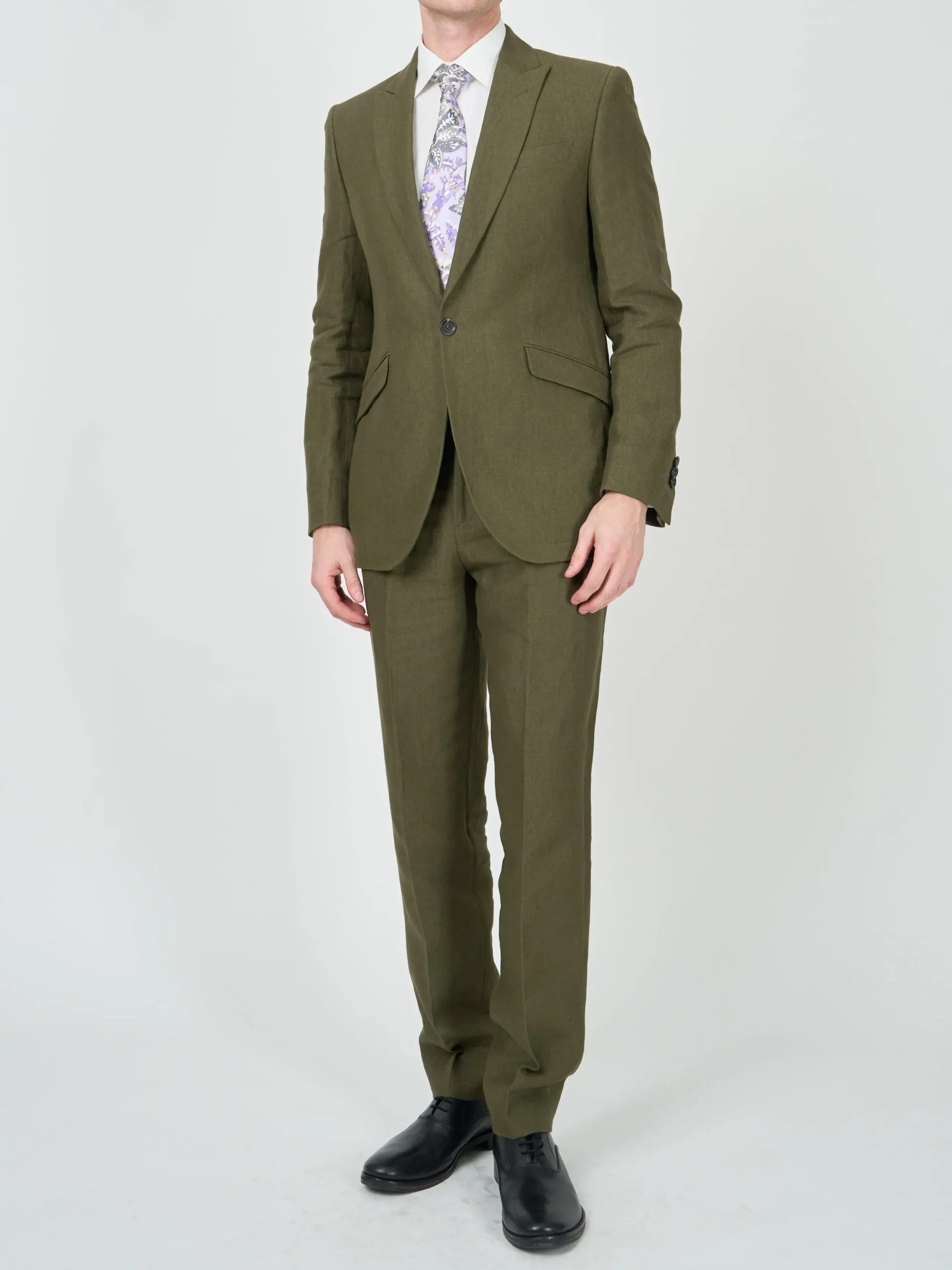 Favourbrook Olive Hembridge Linen Ebury Jacket- Wedding Attire | Suits