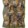 Favourbrook Olive Woodstock Wool Scarf- Scarves & Cravats