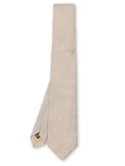 Favourbrook Oyster Douppion Silk Tie- Ties