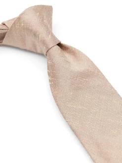 Favourbrook Oyster Douppion Silk Tie- Ties
