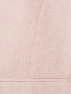 Favourbrook Pale Pink Wolferton Double Breasted 8 Button Shawl Lapel Waistcoat- Wedding Attire | Waistcoats