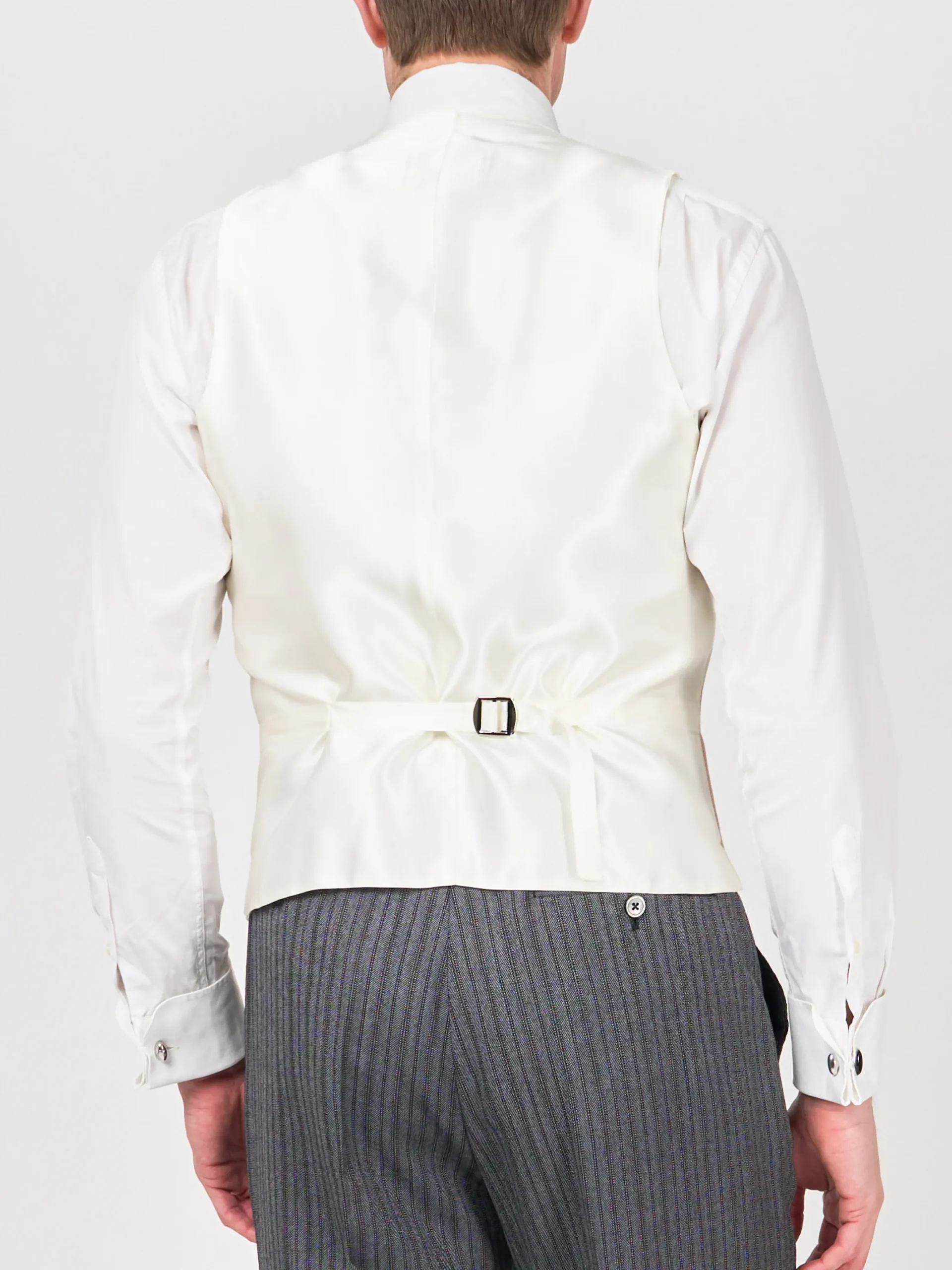 Favourbrook Pastel Pink Randwick Double Breasted 8 Button Shawl Lapel Piped Waistcoat- Waistcoats | Royal Ascot Waistcoats