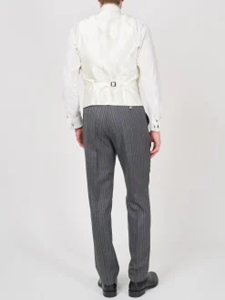 Favourbrook Pastel Pink Randwick Double Breasted 8 Button Shawl Lapel Piped Waistcoat- Waistcoats | Royal Ascot Waistcoats