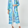Favourbrook Pimlico Coat Blue Rockingham Silk Satin-Women Mother Of The Bride | Jackets & Coats
