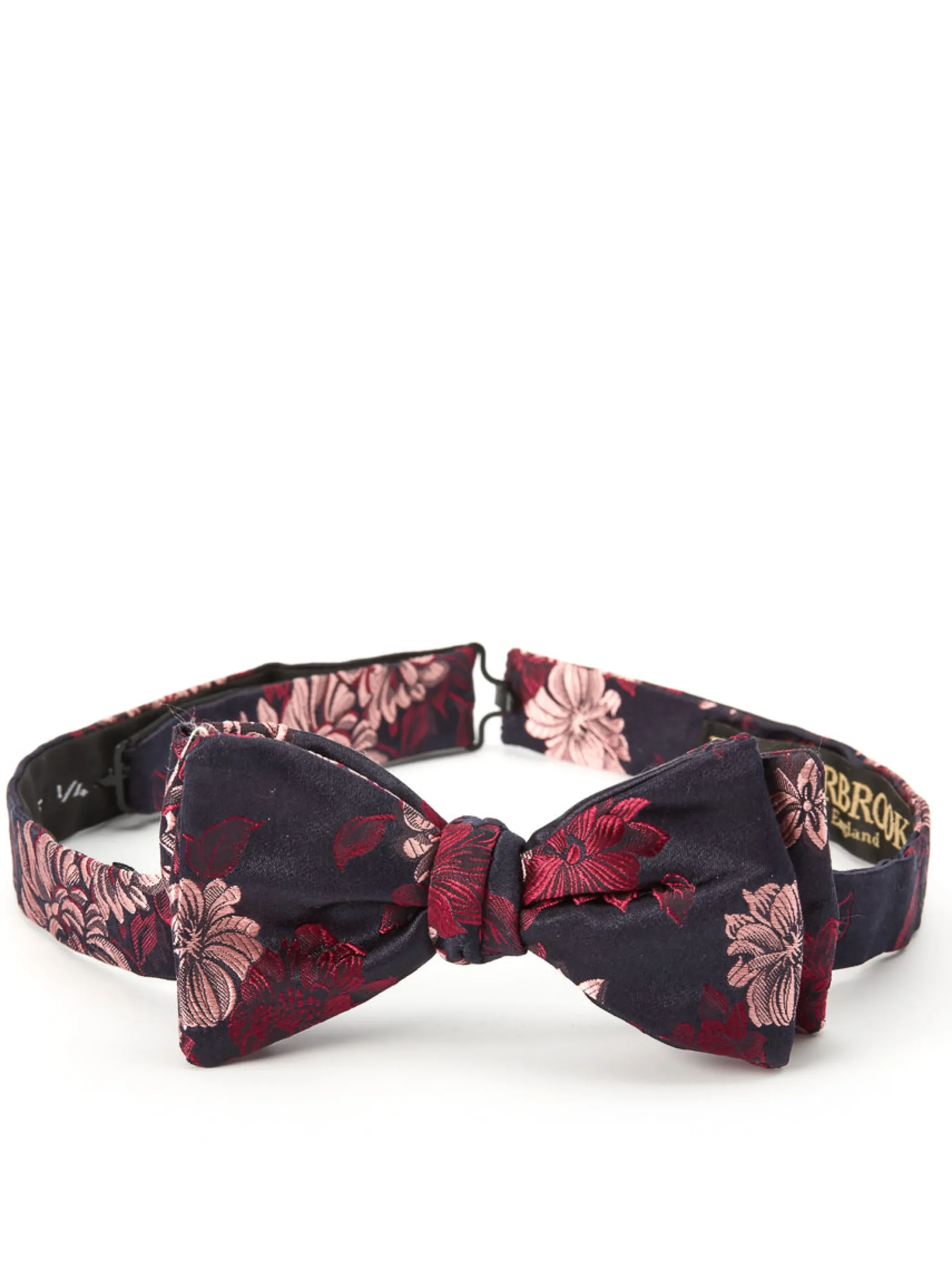 Favourbrook Pink Bourgainville Silk Bow Tie- Bow Ties