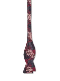 Favourbrook Pink Bourgainville Silk Bow Tie- Bow Ties
