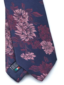 Favourbrook Pink Bourgainville Silk Tie- Ties